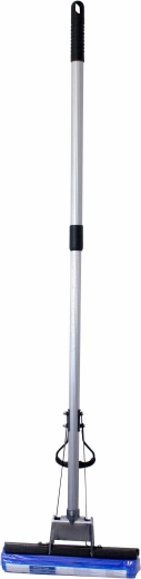 Mocio strizzante con testa in spugna e manico telescopico 125 cm BRILANZ