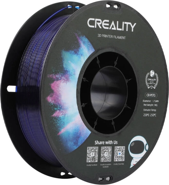 Creality CR-PETG filament 1,75 mm transparent blå 1 kg