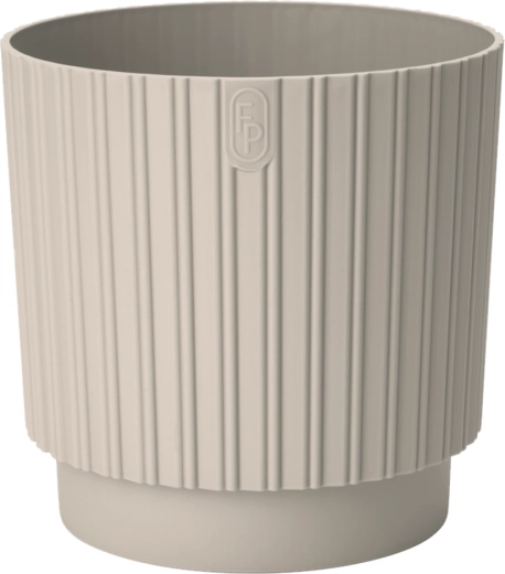 MIKA Cyli Petit ECO Planter from Recycled Plastic 14 cm Almond