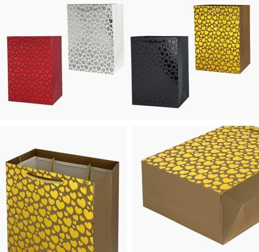 Gift bag 23 × 18 × 10 cm – assorted designs