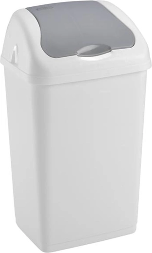 Heidrun 35 l Plastic Swing-Top Trash Bin