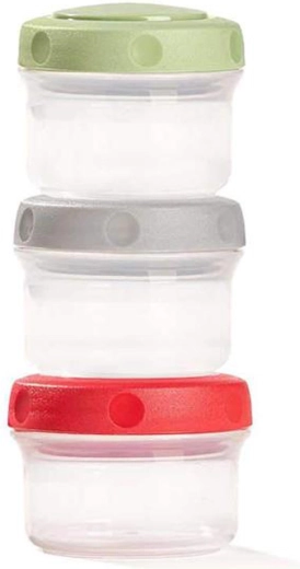 Set di mini contenitori per alimenti 3×80 ml