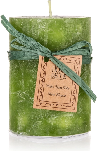 candela a cilindro green 6,8 × 9,5 cm