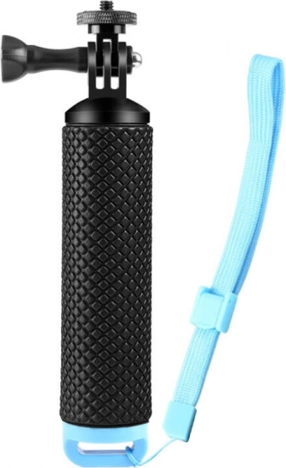 Impugnatura galleggiante Puluz per telefoni / action cam e videocamere sportive (nera)