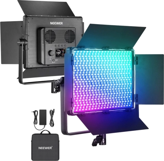 Neewer RBB1200 panneau lumineux LED RGBCW professionnel