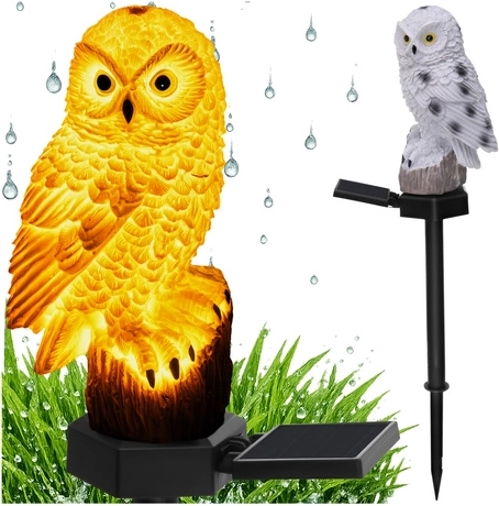 Gardlov zonne-tuinlamp uil met schemersensor - 1 stuk