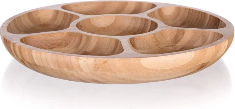 Elegantní kulatý design z přírodního bambusu