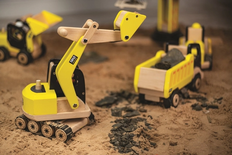 Struttura robusta in legno pensata per le mani dei bambini