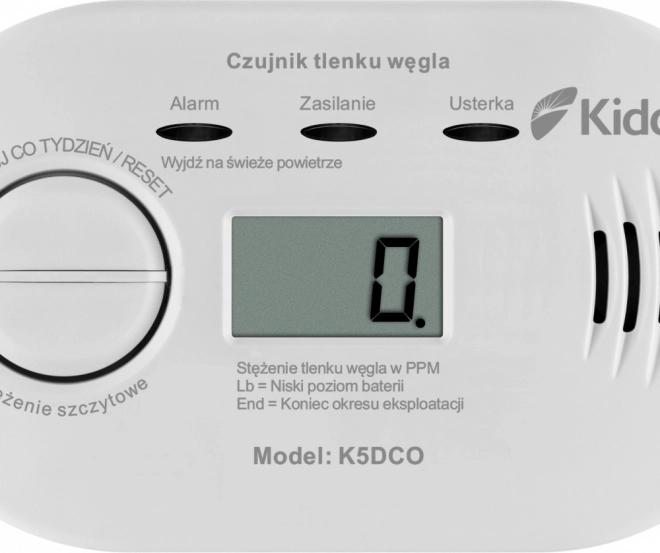 Koolmonoxidemelder met display Kidde K5DCO