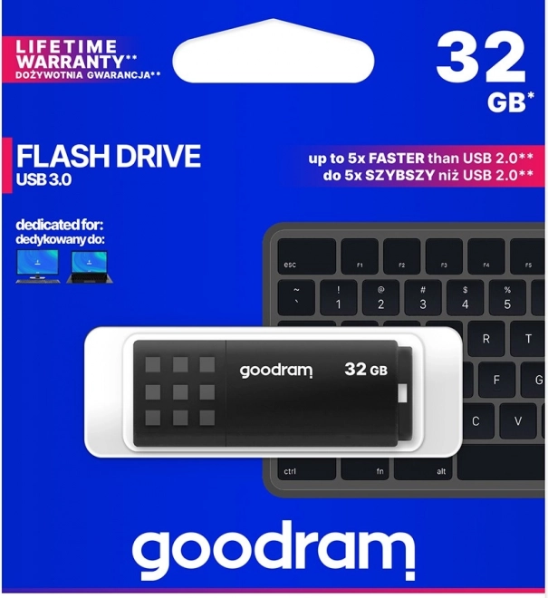 Chiavetta USB 32GB USB 3.0 nero