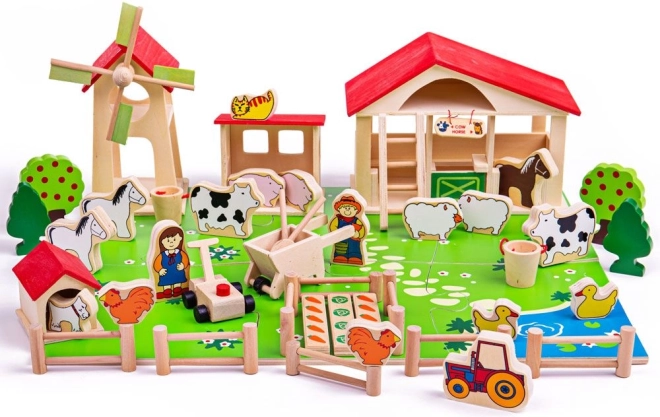 Velika Lesena Kmetija Bigjigs Toys