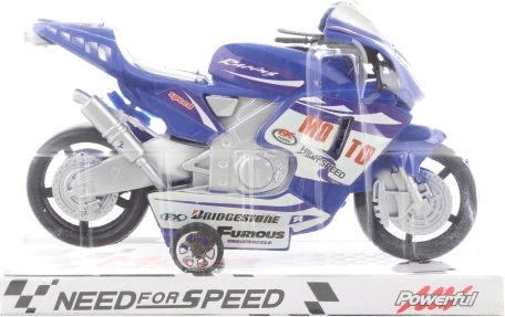 Blue Inertia Motorcycle