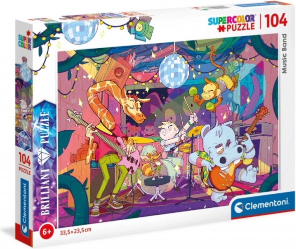 Puzzel Brilliant Muziekgroep 104 Stukjes