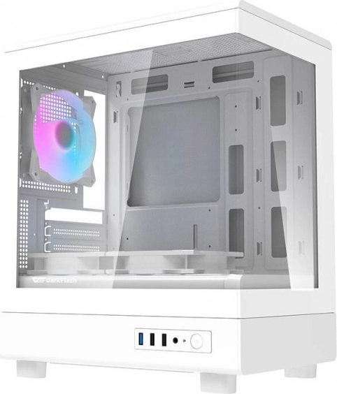 Computerkast Darkflash met aRGB ventilatoren wit