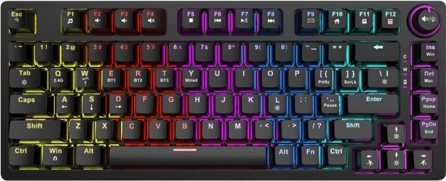 Tastiera meccanica wireless Savio PHENIX con interruttori Gateron Red Pro