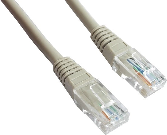 Cavo patch categoria 5e con rilassamento colato grigio 15M