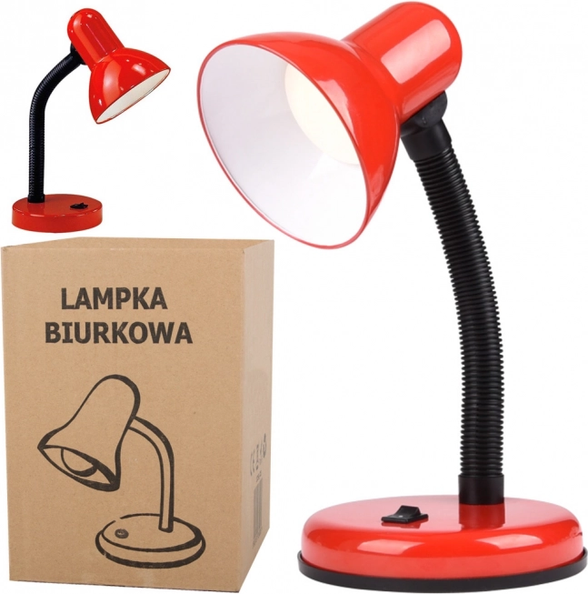 Lampada da tavolo con braccio flessibile