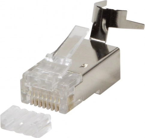 Árnyékolt RJ45 CAT.6, 6A, 7 - 10 db csatlakozók
