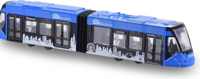 Tramwaj Siemens Avenio metalowa niebieska