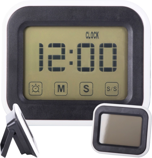Elektronska digitalna ura z budilko in osvetljenim LCD-zaslonom