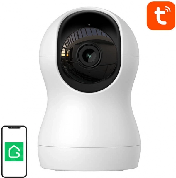 Draaibare Wi‑Fi IP‑camera Gosund 3MP met 360° toezicht (Tuya)