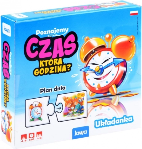 Educatieve puzzel We leren de tijd kennen