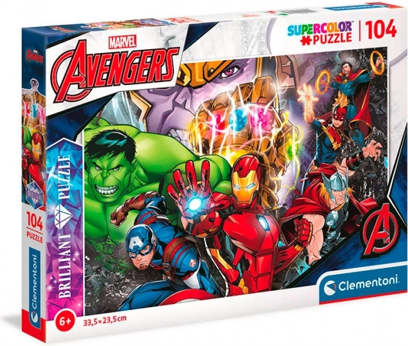 Briljant puzzel Marvel: Avengers 104 stukjes