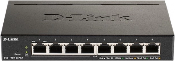 Switch Smart DGS-1100-08P 8xGE PoE