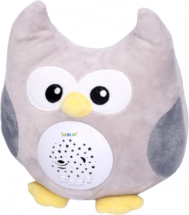 Peluche della nanna con proiezione per neonati – Gufo