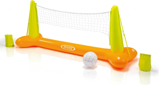 Opblaasbare volleybalset voor in het zwembad INTEX
