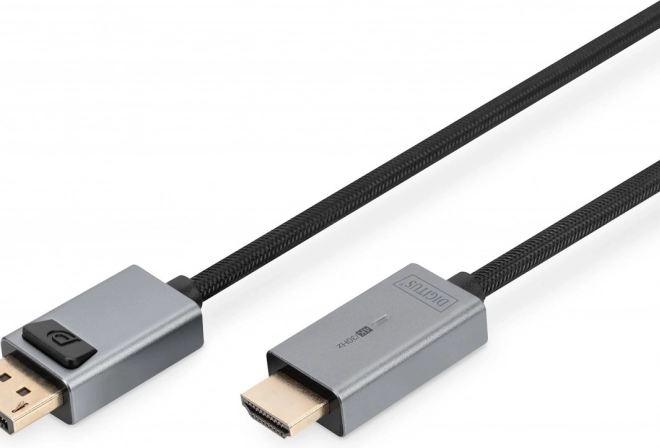 DisplayPort-HDMI 4K 30Hz DP/HDMI M/M adapterkábel HDMI 30Hz-re – 1,8 m