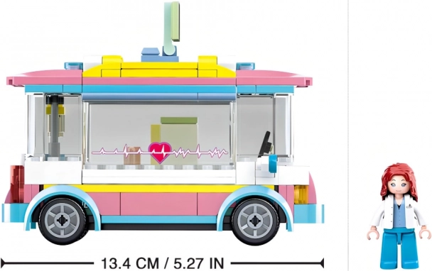 Colorful ambulance for rescue adventures