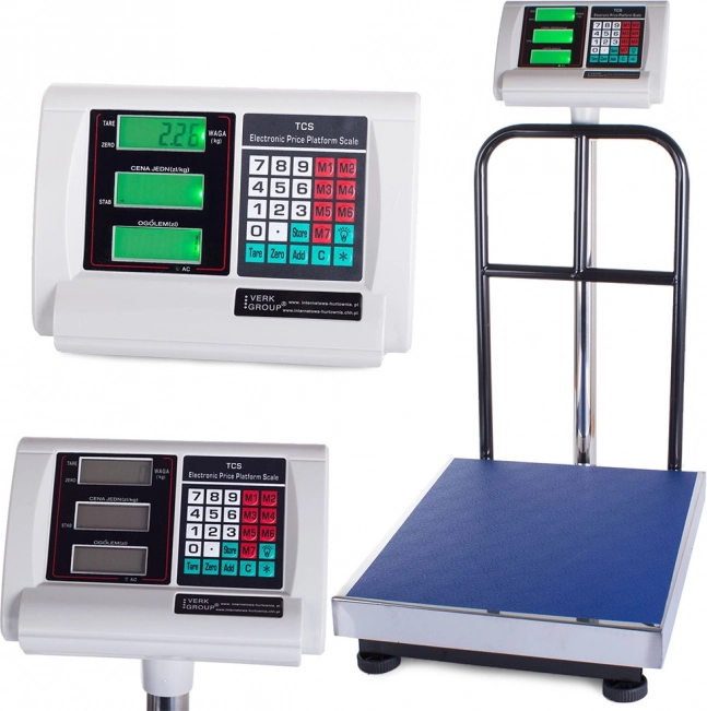 Platformvægt 300 kg, platform 50 × 40 cm, nøjagtighed 50 g