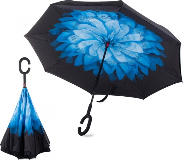 Inverted, drip-free folding