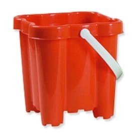 Androni Bucket castle 4 towers height 16 cm – Red