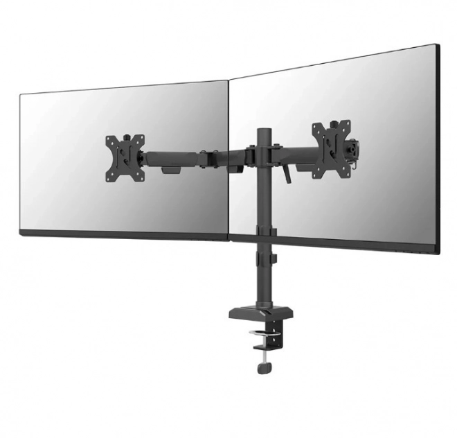Adjustable dual monitor arm