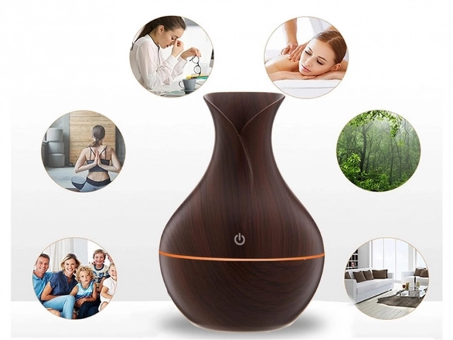 Diffusore di Aromi con Luce RGB e Alimentazione USB