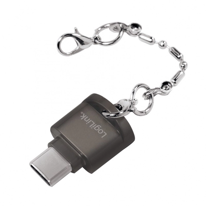 MicroSD Card Reader USB-C on Keychain