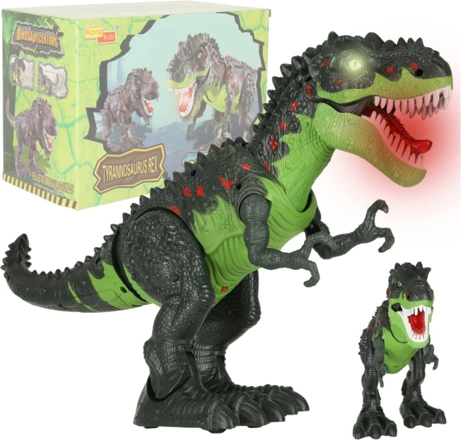 Elektronický dinosaurus T-REX zelený