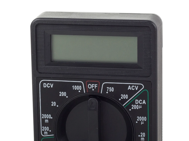 Wide ranges for DC/AC voltage and current