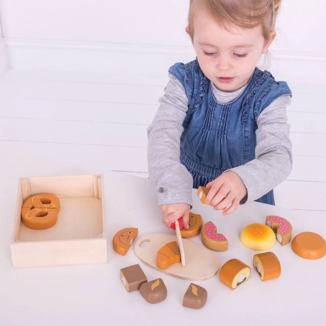 Découpe réaliste de pâtisseries