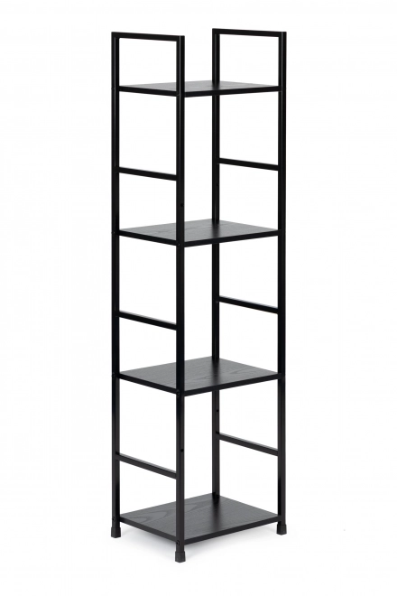 Libreria scaffale in legno con cornice in metallo Loft