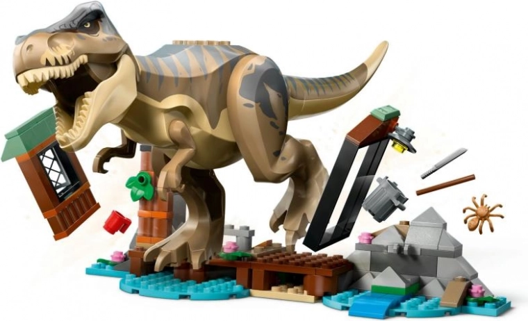 Poseable T-rex for action play