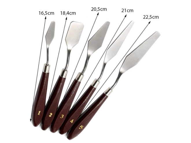 Různé velikosti 16,5–22,5 cm