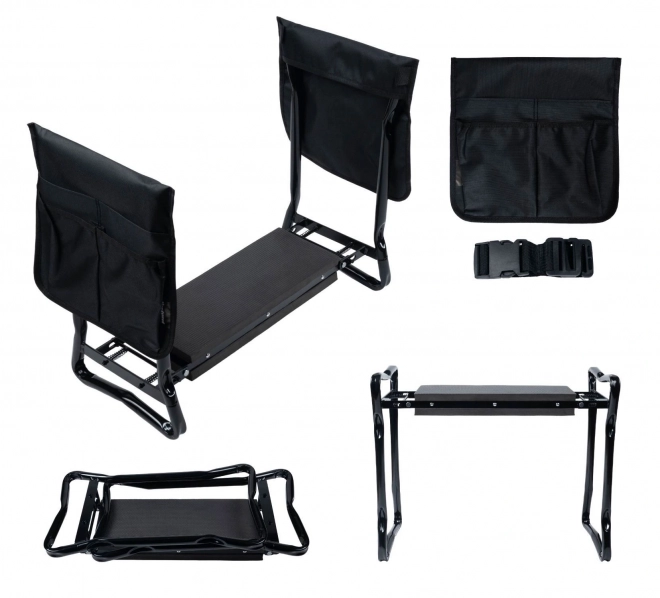 Folding Garden Kneeler with Storage Compartments