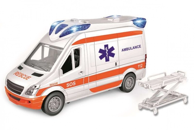 Ambulance Toy with Stretcher and Lights