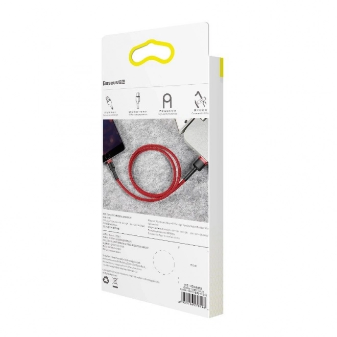 Baseus Cafule USB Lightning Kabel 3m Rot