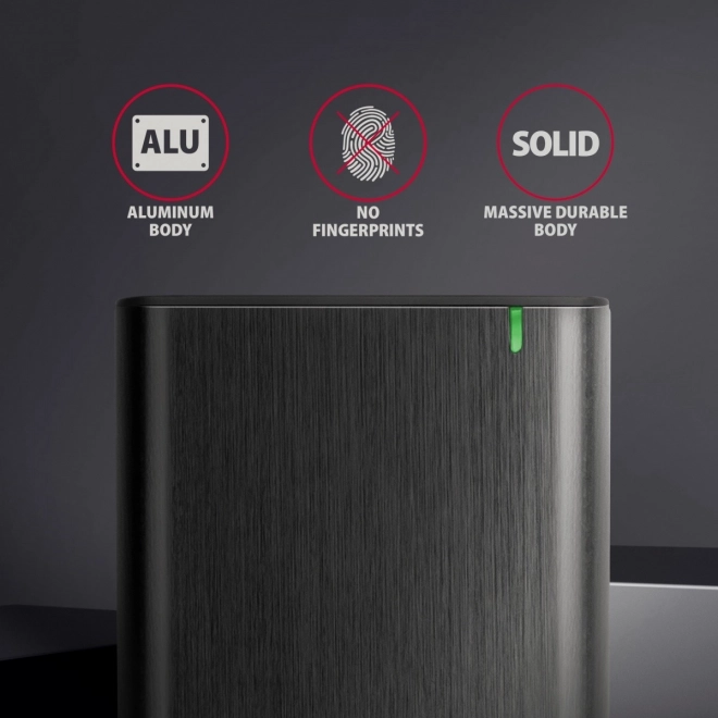 Custodia esterna in alluminio senza viti USB-C per SSD/HDD