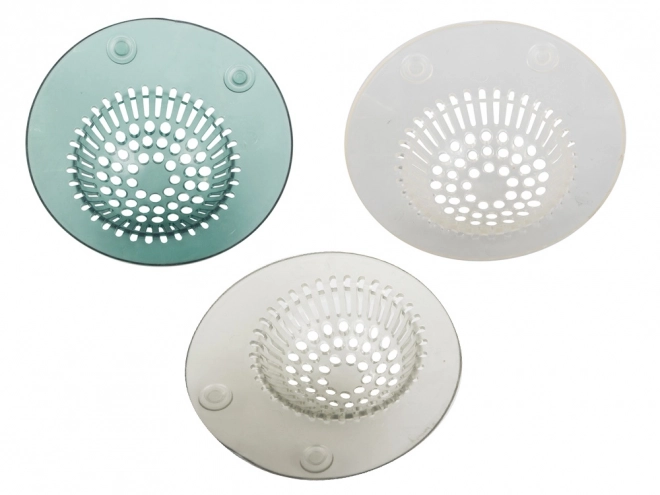 Filtro in silicone per scarico lavello con ventose
