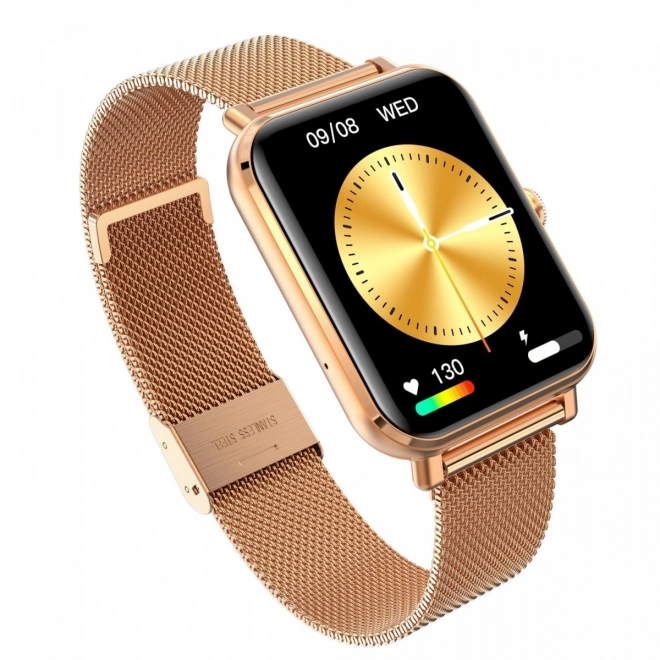 Smartwatch Garett GRC Classic Gold Stainless Steel
